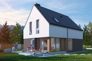  Projekt domu Prudens I G1 (SLS1127) - projekt domu parterowego z poddaszem - Zdjęcie 3