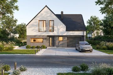 Projekt domu Prudens I G1 - parterowy z poddaszem dom o powierzchni 98,48 m², dach dwuspadowy - ujęcie 5