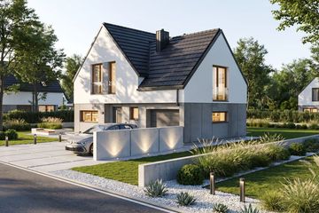 Projekt domu Prudens I G1 - parterowy z poddaszem dom o powierzchni 98,48 m², dach dwuspadowy - ujęcie 6