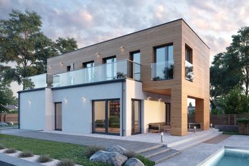  Projekt domu House 09 (WRG1074) - projekt domu z pełnym piętrem - Zdjęcie 1