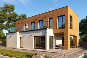  Projekt domu House 09 (WRG1074) - projekt domu z pełnym piętrem - Zdjęcie 1