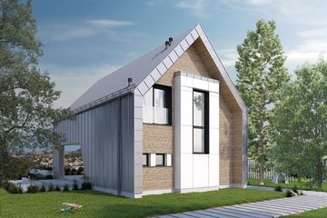  Projekt domu Dynamiczny 01 (KZB1019) - projekt domu parterowego z poddaszem - Zdjęcie 3