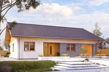  Projekt domu Fistaszek 4 (BSA2181) - projekt domu parterowego - Zdjęcie 1