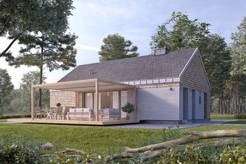  Projekt domu Wakacyjny (BSA2182) - projekt domu parterowego - Zdjęcie 7