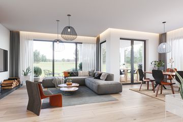  Projekt domu Sielanka (WAH1874) - projekt domu parterowego - Zdjęcie 4