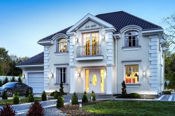  Projekt domu Magnat 2 (WAH1875) - projekt domu z pełnym piętrem - Zdjęcie 1