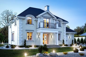  Projekt domu Magnat 2 (WAH1875) - projekt domu z pełnym piętrem - Zdjęcie 2