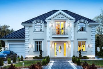  Projekt domu Magnat 2 (WAH1875) - projekt domu z pełnym piętrem - Zdjęcie 3