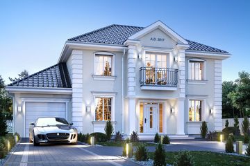  Projekt domu Magnat 3 (WAH1876) - projekt domu z pełnym piętrem - Zdjęcie 1