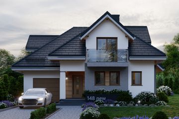  Projekt domu APS 148 NEW (LUA1418) - projekt domu parterowego z poddaszem - Zdjęcie 3