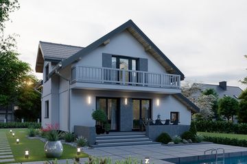  Projekt domu APS 110 NEW (LUA1416) - projekt domu parterowego z poddaszem - Zdjęcie 4