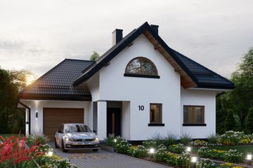  Projekt domu APS 010 NEW + P (LUA1415) - projekt domu parterowego z poddaszem - Zdjęcie 4