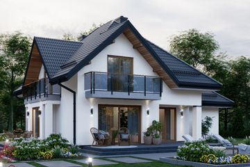  Projekt domu APS 010 NEW + P (LUA1415) - projekt domu parterowego z poddaszem - Zdjęcie 5