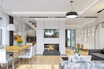  Projekt domu Oszust (WAH1878) - projekt domu parterowego z poddaszem - Zdjęcie 6