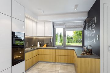  Projekt domu Oszust 2 (WAH1879) - projekt domu parterowego z poddaszem - Zdjęcie 4