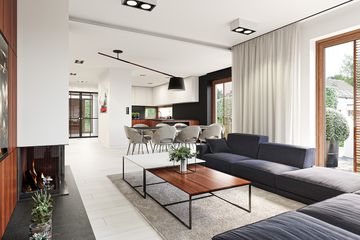  Projekt domu Wąski (WAH1880) - projekt domu parterowego - Zdjęcie 5