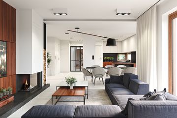  Projekt domu Wąski (WAH1880) - projekt domu parterowego - Zdjęcie 6