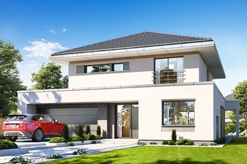  Projekt domu Orkan (WAH1881) - projekt domu z pełnym piętrem - Zdjęcie 3