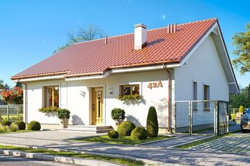  Projekt domu Zosia 5 (WAH1886) - projekt domu parterowego - Zdjęcie 1