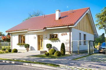  Projekt domu Zosia 5 (WAH1886) - projekt domu parterowego - Zdjęcie 3