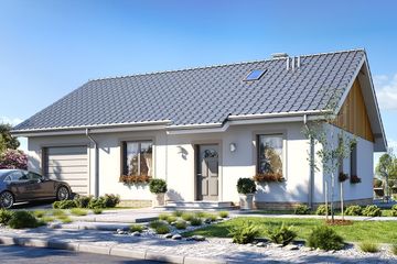  Projekt domu Zosia 6 (WAH1887) - projekt domu parterowego - Zdjęcie 1
