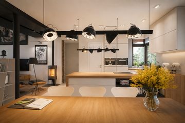 Projekt domu EX 18 G2 soft - parterowy z poddaszem dom o powierzchni 212,41 m², dach dwuspadowy - ujęcie 6