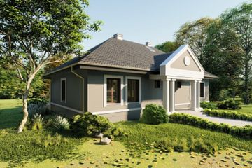  Projekt domu At-176 (BSK1043) - projekt domu parterowego - Zdjęcie 2