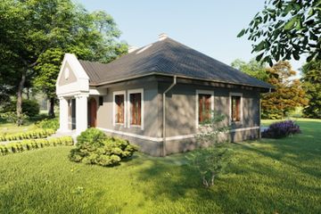  Projekt domu At-176 (BSK1043) - projekt domu parterowego - Zdjęcie 3