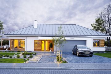  Projekt domu Wymarzony 2 (WAH1893) - projekt domu parterowego - Zdjęcie 1