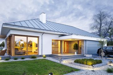  Projekt domu Wymarzony 2 (WAH1893) - projekt domu parterowego - Zdjęcie 3