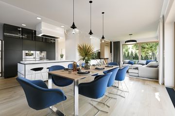  Projekt domu Wymarzony 2 (WAH1893) - projekt domu parterowego - Zdjęcie 8