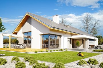  Projekt domu Wymarzony (WAH1892) - projekt domu parterowego - Zdjęcie 2