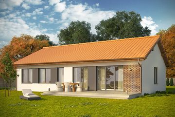  Projekt domu Danta 2 (WRN1421) - projekt domu parterowego - Zdjęcie 1