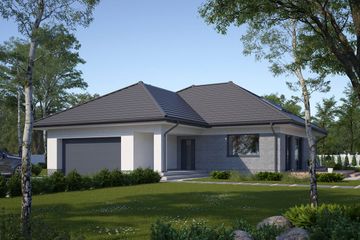  Projekt domu N11-G2 (KKG1018) - projekt domu parterowego - Zdjęcie 1