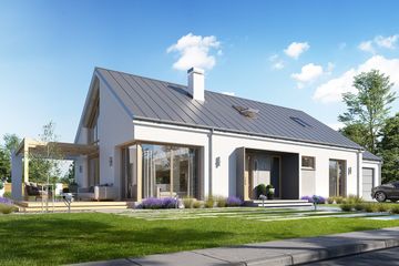  Projekt domu Wymarzony 8 (WAH1896) - projekt domu parterowego - Zdjęcie 3