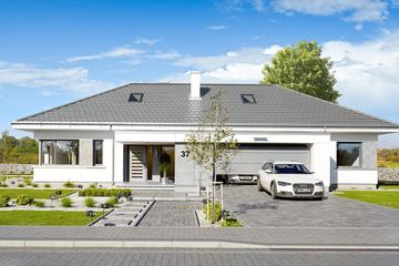  Projekt domu Wymarzony 6 (WAH1898) - projekt domu parterowego - Zdjęcie 1