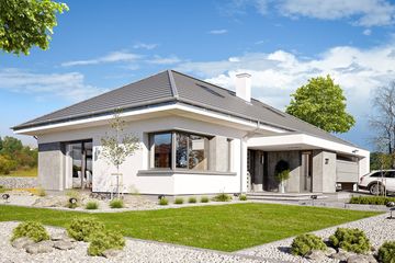  Projekt domu Wymarzony 6 (WAH1898) - projekt domu parterowego - Zdjęcie 3