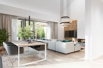  Projekt domu Wymarzony 6 (WAH1898) - projekt domu parterowego - Zdjęcie 5