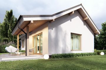  Projekt domu uA75 (WCB1099) - projekt domu parterowego - Zdjęcie 3