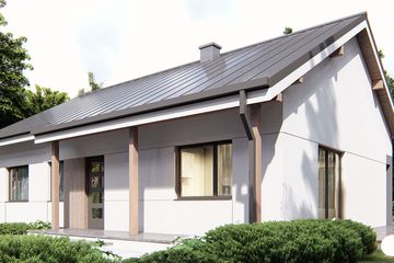  Projekt domu uA77 (WCB1100) - projekt domu parterowego - Zdjęcie 1