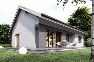  Projekt domu uA77 (WCB1100) - projekt domu parterowego - Zdjęcie 3