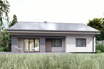  Projekt domu uA77 (WCB1100) - projekt domu parterowego - Zdjęcie 4