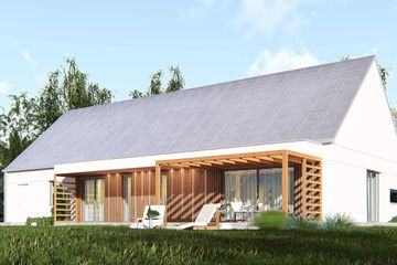  Projekt domu uA76 (WCB1102) - projekt domu parterowego - Zdjęcie 2