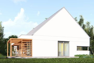  Projekt domu uA76 (WCB1102) - projekt domu parterowego - Zdjęcie 4