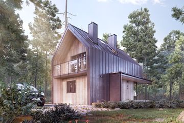  Projekt domu Malutki dr-S (BSA2184) - projekt domu parterowego z poddaszem - Zdjęcie 3