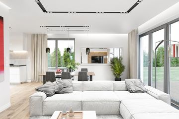  Projekt domu Wymarzony 11 (WAH1901) - projekt domu parterowego - Zdjęcie 4