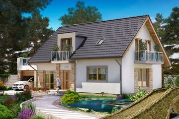  Projekt domu BW-03 wariant 9 (JGC1206) - projekt domu parterowego z poddaszem - Zdjęcie 3