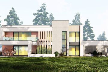 Projekt domu uA82 - z pełnym piętrem dom o powierzchni 251,99 m², dach płaski - ujęcie 4