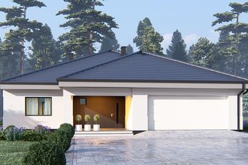  Projekt domu uA8v4 (WCB1115) - projekt domu parterowego - Zdjęcie 2