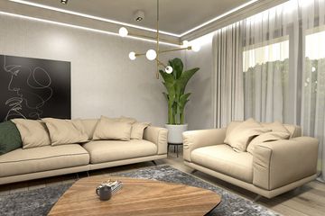 Projekt domu KA17 M - parterowy dom o powierzchni 122,35 m², dach kopertowy - ujęcie 6